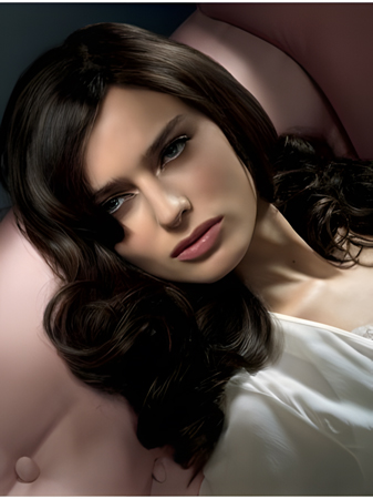 Natural Human Hair Wavy Capless Wig