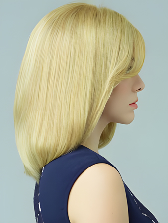 Comfortable Brazilian Remy Hair Straight Capless Wig