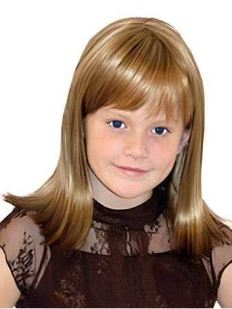 Shoulder Length Full Lace Kids Wig