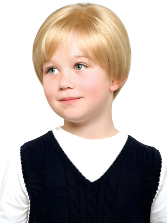 Silky Straight Lace Front Kids Wig