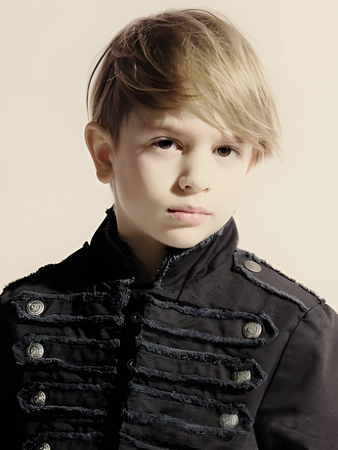 Charming Capless Short Kids Wig