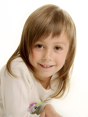 Medium Blonde Remy Human Hair Affordable Kids Wig