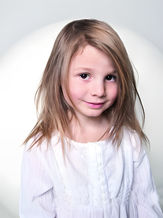 Kids Glamorous Remy Hair Wig