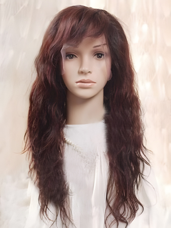 Romantic Remy Human Hair Wavy Lace Wig For Woman