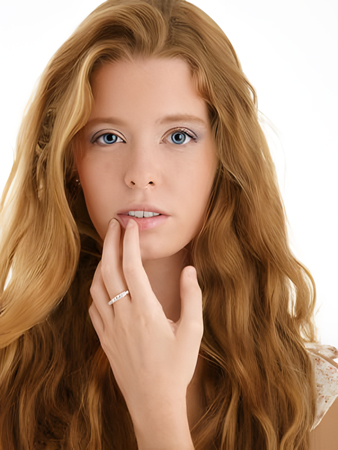 Glamorous Synthetic Soft Lace Front Wavy Wig