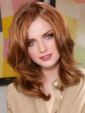 Most Popular Lace Front Synthetic Wavy Wig