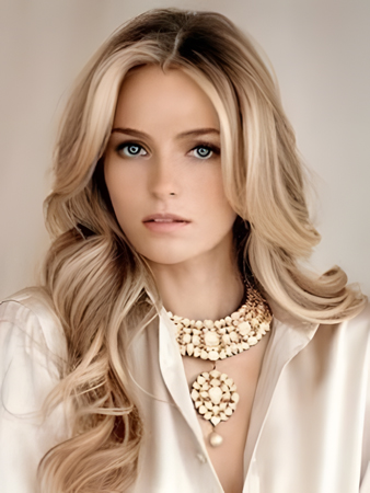 Classic Human Hair Long Lace Front Wig