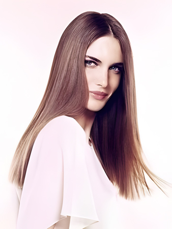 Nice-looking Synthetic Straight Lace Front Wig
