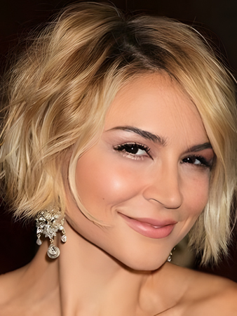 Graceful Synthetic Lace Front Straight Wig