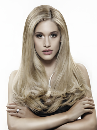 Magnificent Human Hair Lace Front Wavy Wig