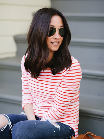 Natural Human Hair Wavy Lace Front Wig