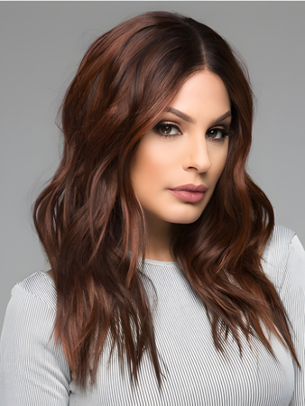 Romantic Synthetic Wavy Lace Front Wig