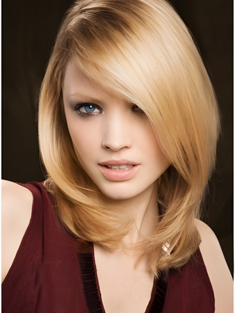 Cute Synthetic Straight Lace Front Wig