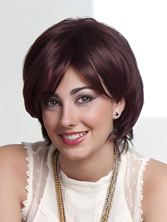 Charming Lace Front Synthetic Straight Wig