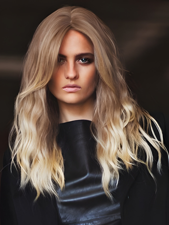 Sweet Lace Front Synthetic Wavy Wig