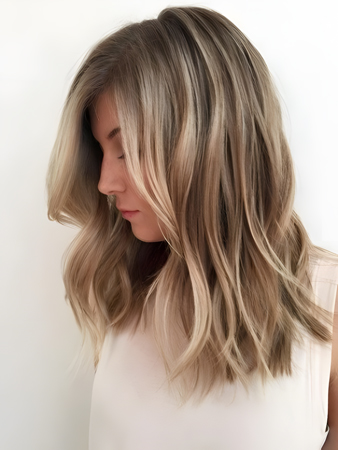 Elegant Wavy Lace Front Remy Human Hair Wig