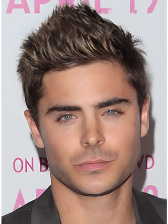 Convenient Brown Short Capless Mens Wig