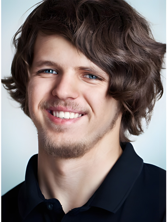 Short Handsome Remy Human Hair Men Wig