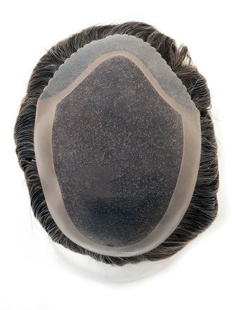 Full Lace Human Hair Mens Toupee