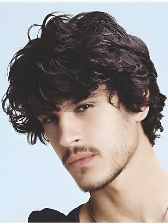 Affordable Wavy Capless Synthetic Wig