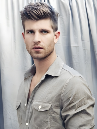 Stunning Remy Human Hair Lace Front Straight Wig