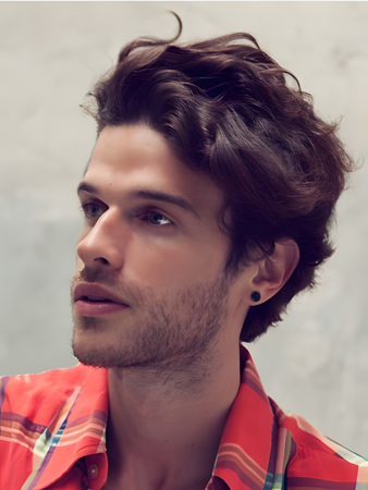 Luxury Synthetic Lace Front Wavy Wig