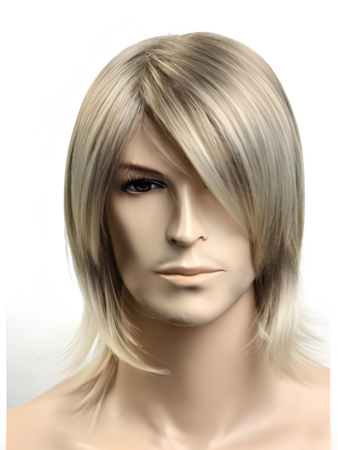 Amazing 10 Inch Medium Capless Mens Wig