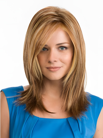 Elegante Long Straight Synthetic Wig
