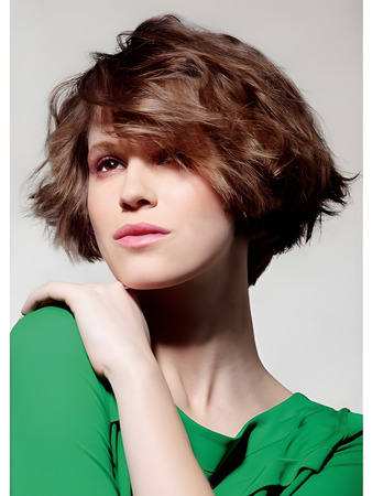 Stylish Capless Synthetic Wavy Wig