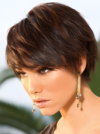 Wonderful Capless Straight Synthetic Wig