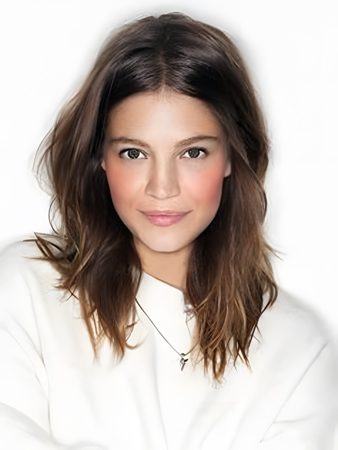 Natural Lace Front Straight Synthetic Wig