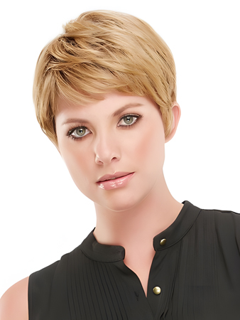 Nice Open Cap Short Straight Synthetic Wig