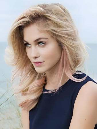 Durable Synthetic Lace Front Wavy Wig