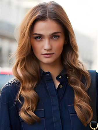 Layered Lace Front Wavy Synthetic Wig