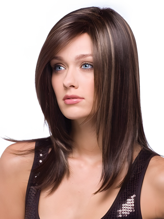 Fashion Medium Length Synthetic Wig