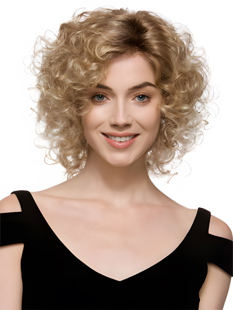Classic Medium Curly Synthetic Wig