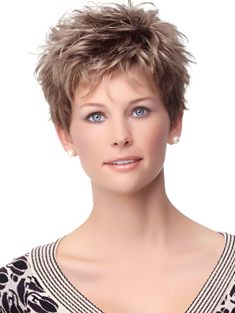 Romantic Short Capless Synthetic Wig