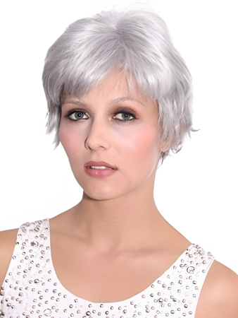 Good Looking Straight Lace Front Mono Top Synthetic Wig