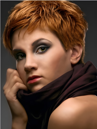 Charming Capless Wavy Short Boycuts Wig