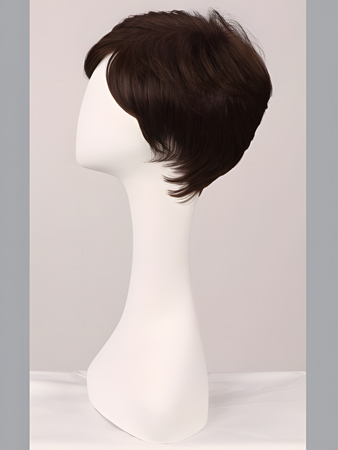2018 New Style Short Boycuts Capless Straight Wig