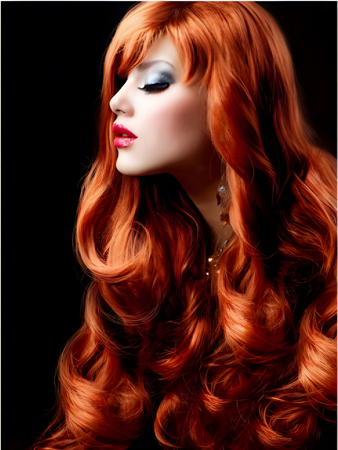 Fashion Full Lace Wavy faddish No-fuss Wig