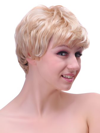 Elegante Short Wavy Capless Synthetic Wig