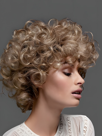 Most Popular Curly Lace Front Synthetic Wig