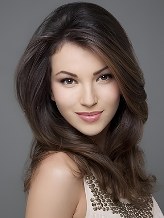 Fashionable Lace Front Synthetic Wig