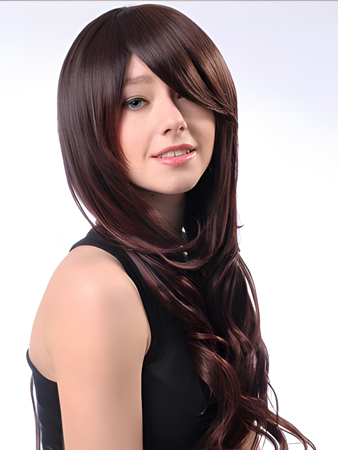 Glamorous Capless Wavy Long Synthetic Wig