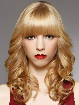 Popular Wavy Medium Length Capless Synthetic Wig