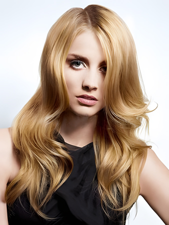 Fabulous Long Wavy Mono Synthetic Wig