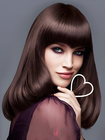 New Style Straight Long Synthetic Capless Wig