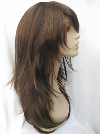 Modern Capless Synthetic Straight Long Wig