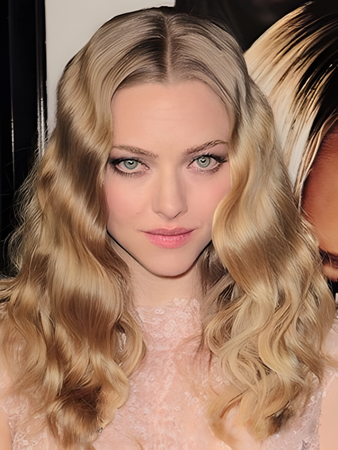 Natural Synthetic Lace Front Wavy Wig